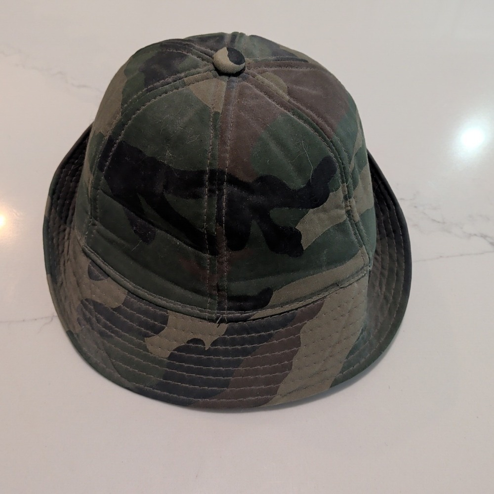 Vintage Jones Style Camouflage Hunting Hat Small
